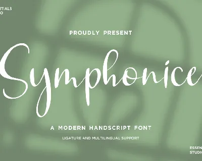 Symphonice font