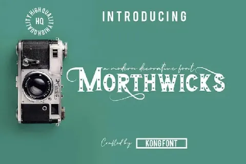 Morthwicks Display font