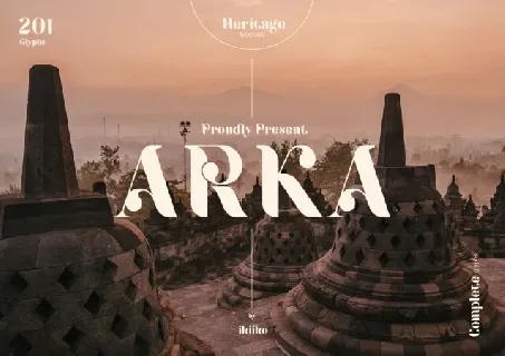 Arka Typeface font