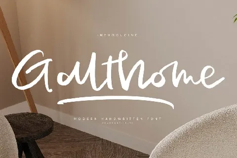 Galthome DEMO VERSION font