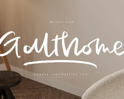 Galthome DEMO VERSION font