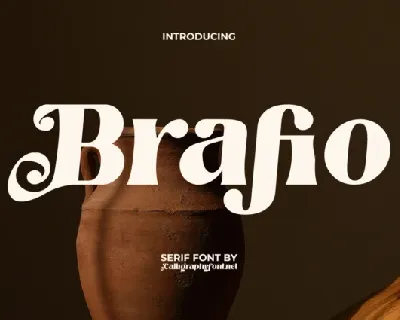 Brafio font