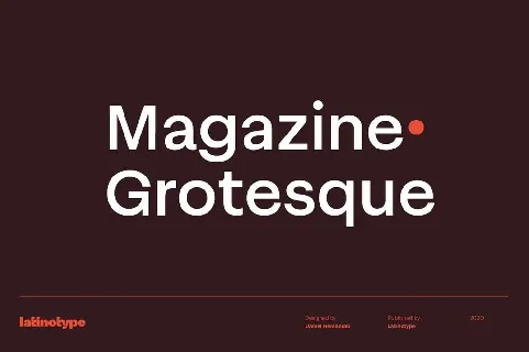 Magazine Grotesque font