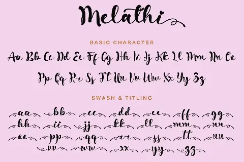 Melathi font