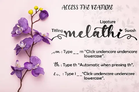 Melathi font