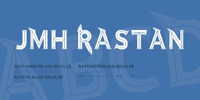 JMH Rastan font