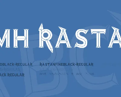 JMH Rastan font