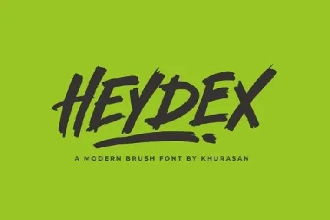 Heydex font