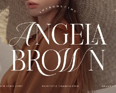 Angela Brown font
