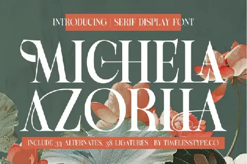 Michela Azorha font