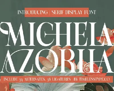 Michela Azorha font