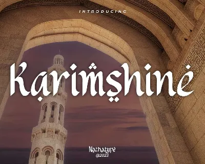 Karimshine font