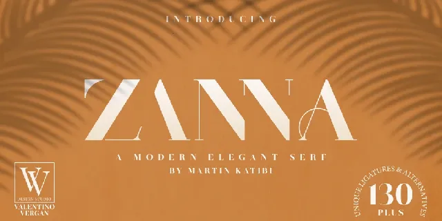 Zanna font