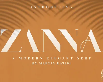 Zanna font