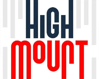 High Mount Typeface Free font
