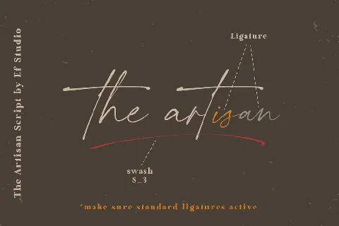 The Artisan Marker Serif font