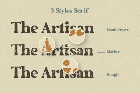 The Artisan Marker Serif font