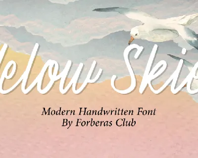 Yellow Skies Demo font