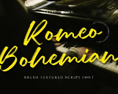 Romeo Bohemian font