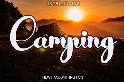 Camping font