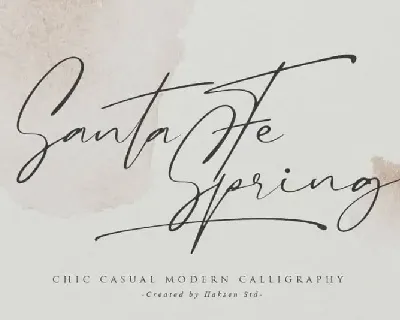 Santa Fe Spring Handwritten font