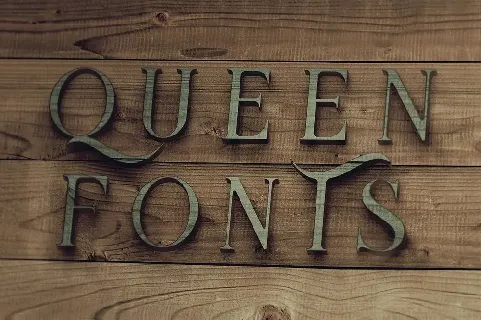 Queen Display font