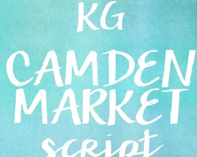 KG Camden Market Script font