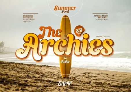 The Archies font