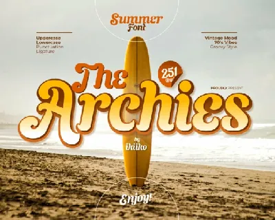The Archies font