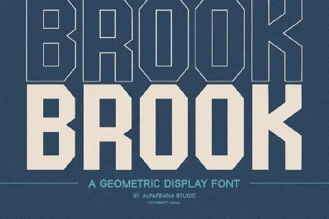 Brook Free font