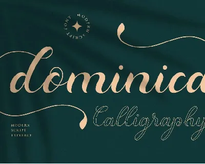 Dominica Calligraphy font