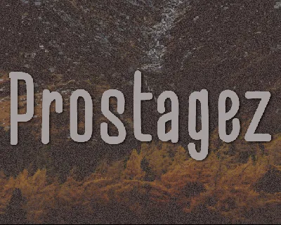 Prostagez font