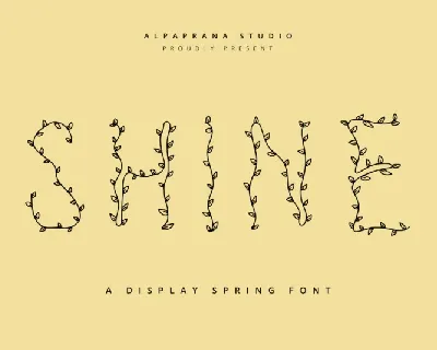 Shine font