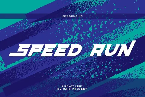 Speed Run font