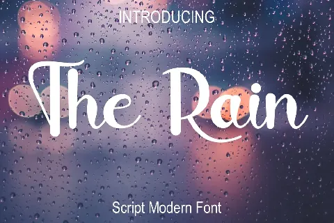 The Rain font