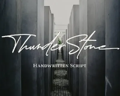 Thunder Stone Handwritten font