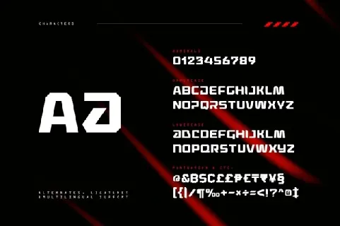 Cyberank font