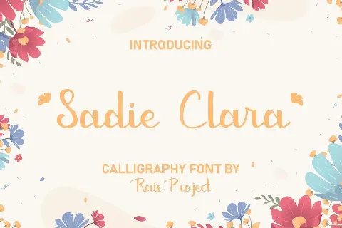 Sadie Clara Demo font