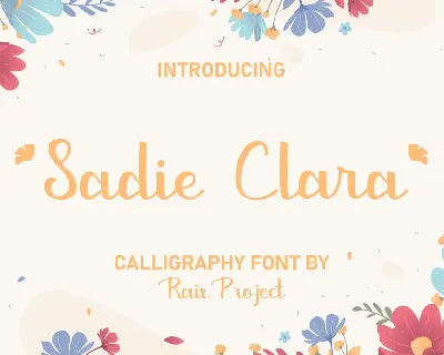 Sadie Clara Demo font