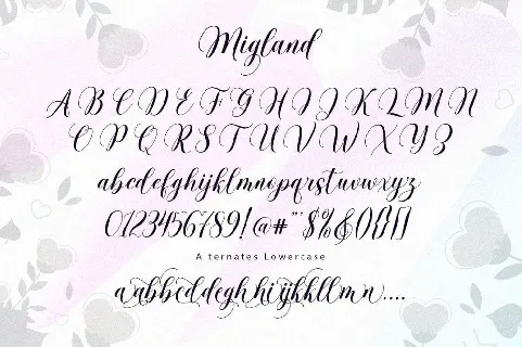 Migland font