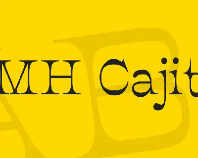 JMH Cajita font