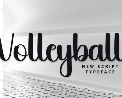 Volleyball font