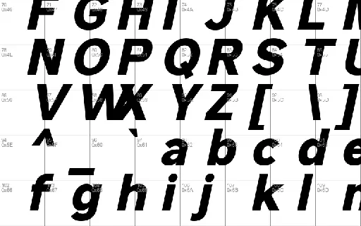 Hidone font