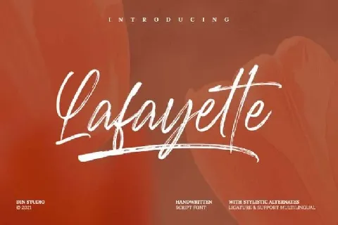 Lafayette font