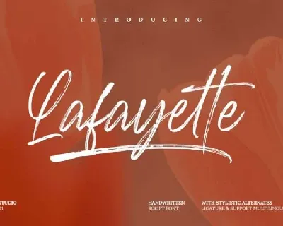 Lafayette font