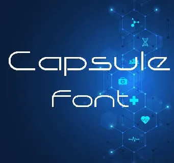 Capsule font