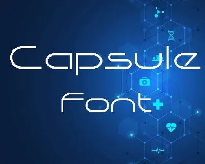 Capsule font