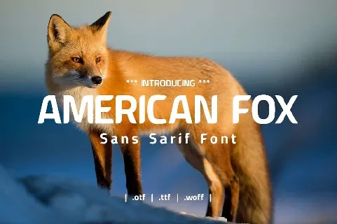 American Fox Free font