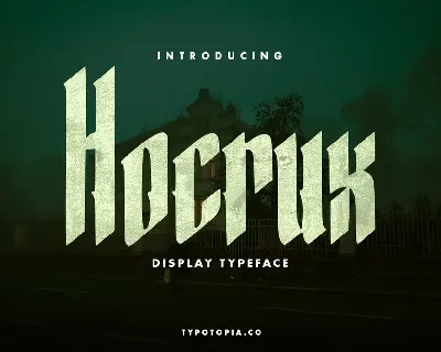 Hocrux font