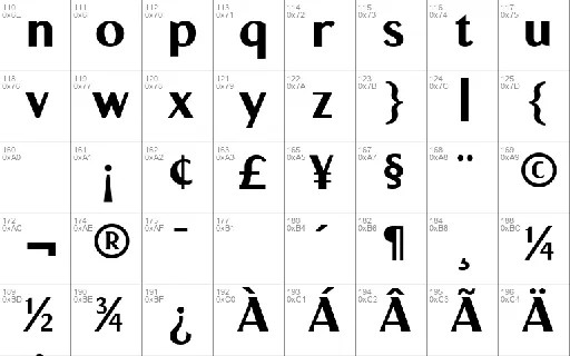 Garacie font